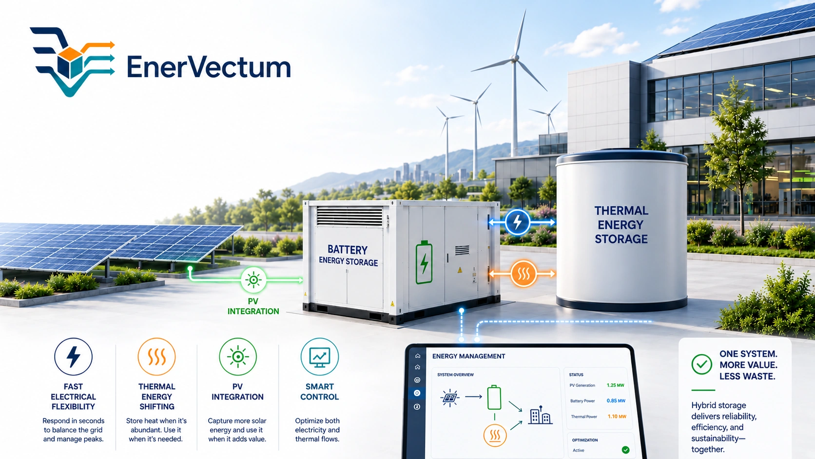 When Batteries and Thermal Storage Work Better Together