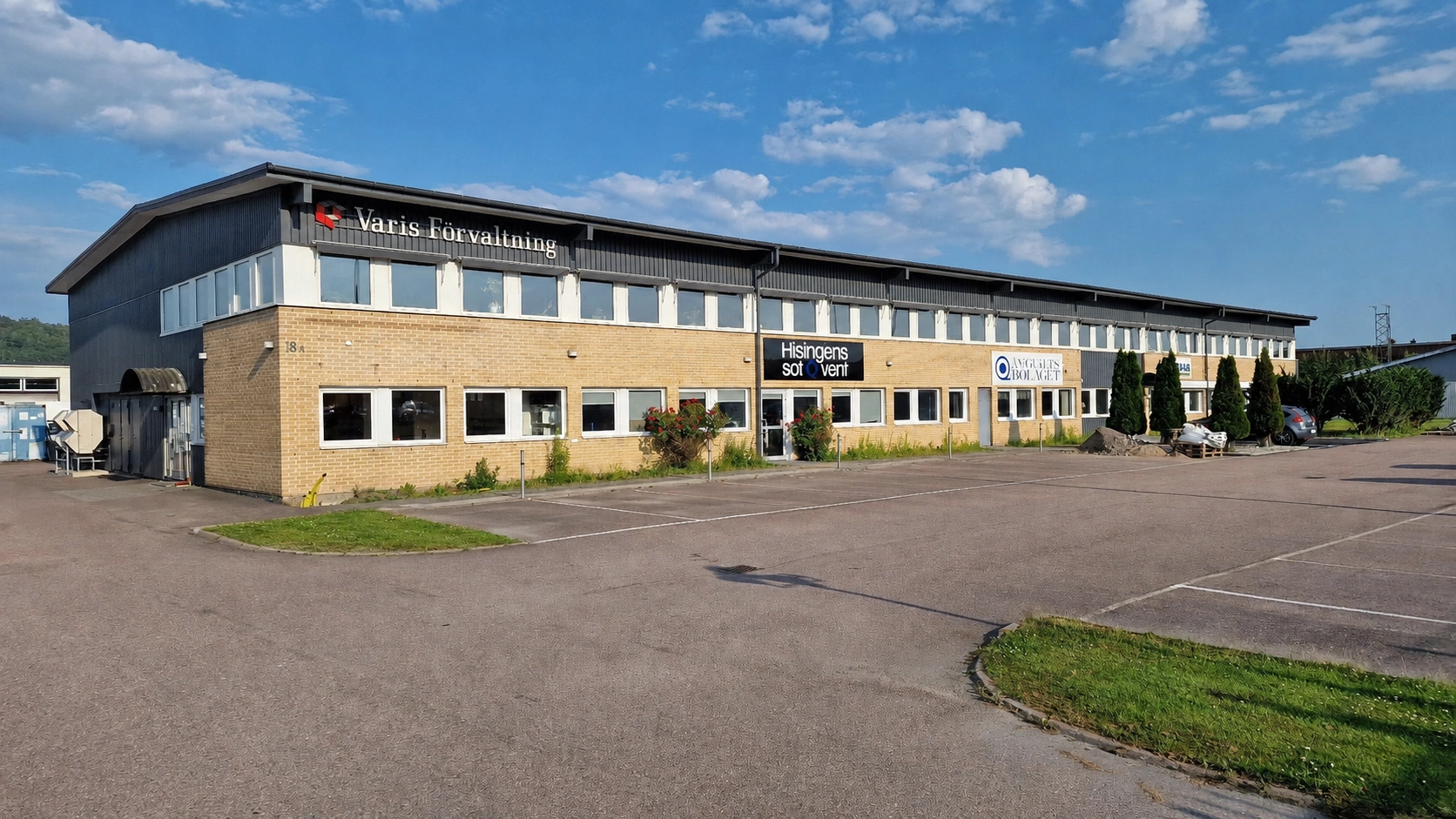 Varis Förvaltning commercial building in Gothenburg, reference pilot site for EnerVectum