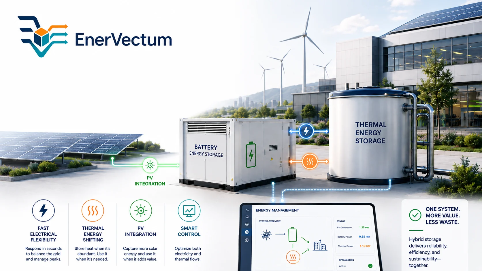 Why Batteries and Thermal Storage Work Better Together